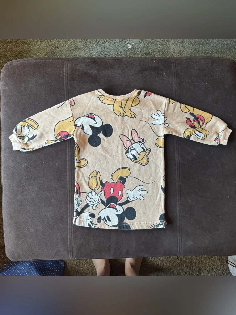 H&M x Disney Mickey and Friends Crewneck Sweater Dress